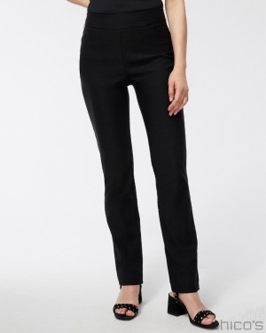 Chico's Brigitte 360 Pants Pants Black | 308-PLCSRB