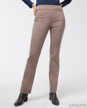 Chico's Brigitte 360 Pants Pants Urban Taupe | 718-MXENHR