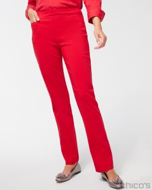 Chico's Brigitte 360 Pants Pants Wild Poppy | 183-HKLDBU