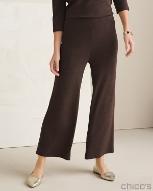 Chico's Cropped Pants Pants Cocoa Bean | 281-QFLJVB