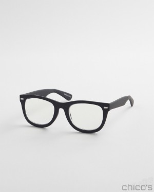 Chico's Matte Black Readers Eyewear Black | 237-TJLMRI