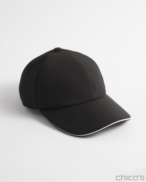 Chico's Neema Baseball Cap Hats Black | 830-KZLJPW