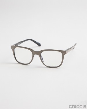 Chico's Neutral Colorblock Readers Eyewear Neutral | 950-UAKFXM