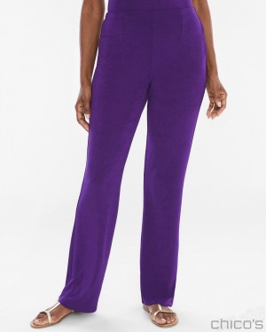 Chico's No Tummy Pants Pants Atomic Purple | 201-HVYAXC