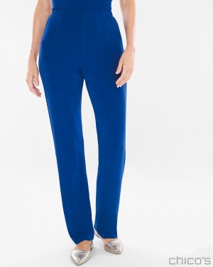 Chico's No Tummy Pants Pants BELLADONNA BLUE | 470-CXDJUZ