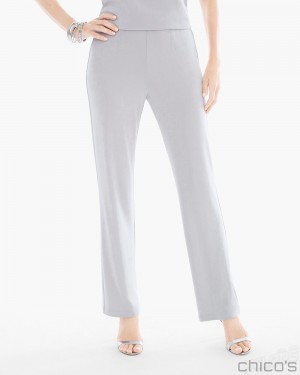 Chico's No Tummy Pants Pants Fairfax Gray | 620-MYBUFS