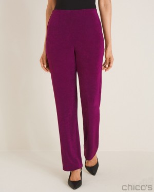 Chico's No Tummy Pants Pants Purple Plum | 378-URXSAO