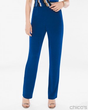 Chico's No Tummy Pants Pants Royal Blue | 940-OAJUTW