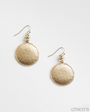 Chico's Tayla Drop Earrings Earrings Gold | 526-WOEJCL