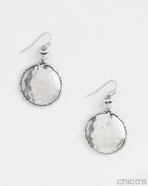 Chico's Tayla Drop Silver Earrings Earrings Silver | 280-BWXYMT