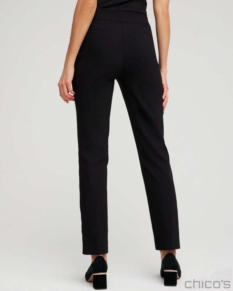 Chico's Brigitte Rivet Ankle Pants Pants Ink | 710-UAYIGS