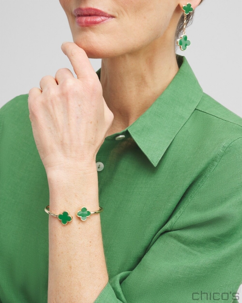 Chico's Flex Bracelet Bracelets Verdant Green | 405-HECGVY