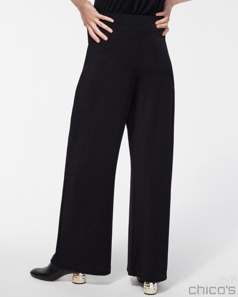 Chico's Hutton Pants Pants Black | 829-DICSZN