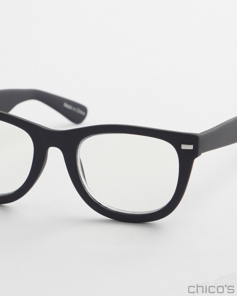 Chico's Matte Black Readers Eyewear Black | 237-TJLMRI